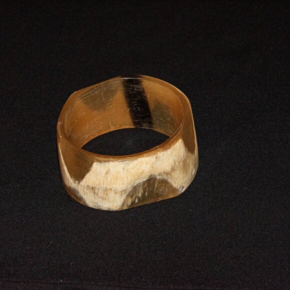 Vintage Water Buffalo Horn Cuff Bracelet - Picture 5 of 5
